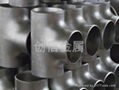 Three tee DN80 tita nium pipe fittiing manfacture ASTM B16.9