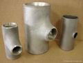 Three tee DN80 tita nium pipe fittiing manfacture ASTM B16.9 3