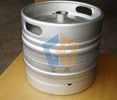 Stainless steel beer keg