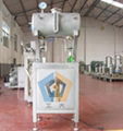 Bottle filling machine with double head 