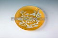 Tempered glass tableware with silk-screen design 1