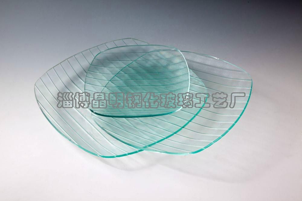 Tempered glass tableware: SiJiHong Series 2