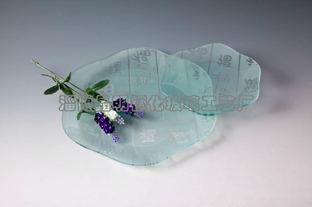 Tempered glass tableware: BaiFu Series 4