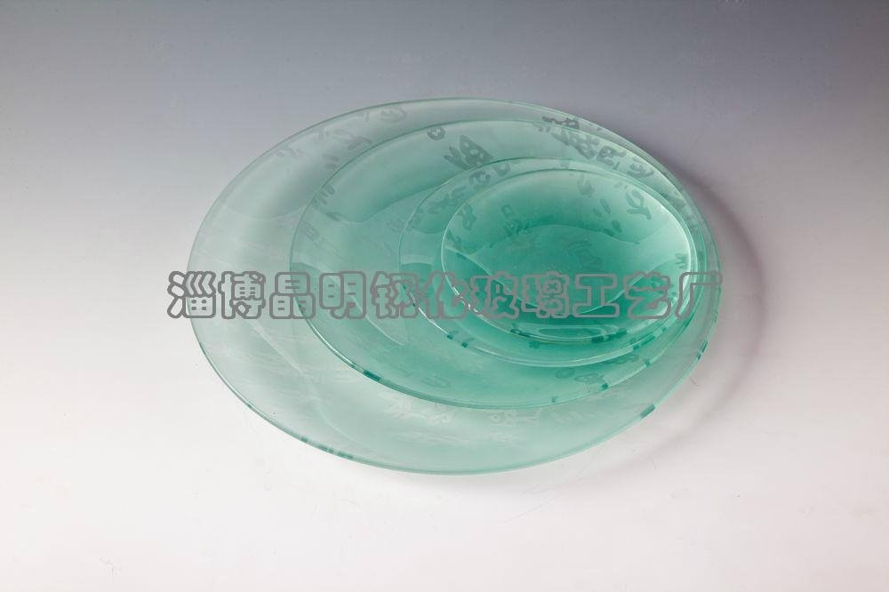 Tempered glass tableware: JiaGuWen Series