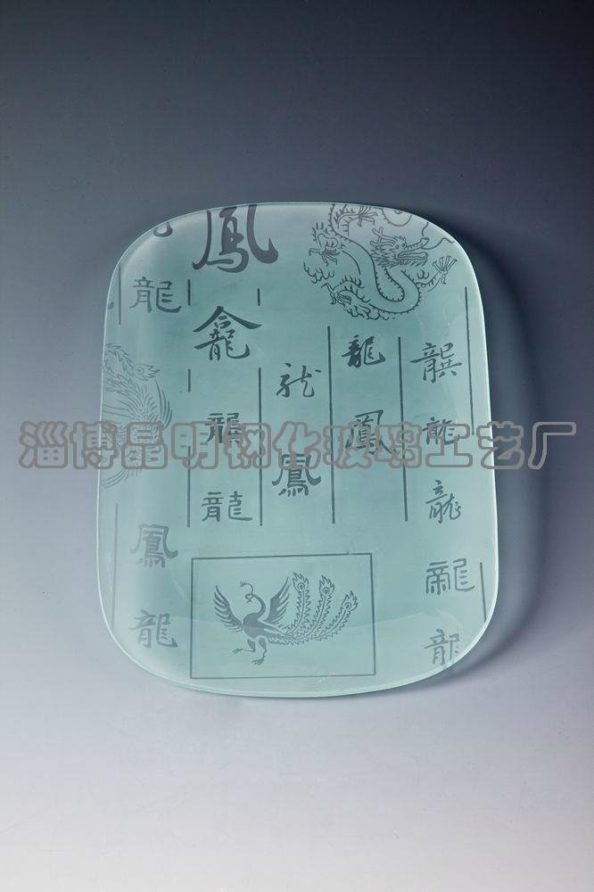 Tempered glass tableware: LongFeng Series 2