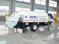 trailer-mounted concrete pump 1