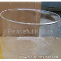 Clear crystal singsing bowl