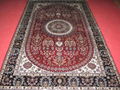 handmade silk carpet