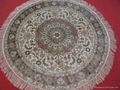 handknooted silk carpet 1