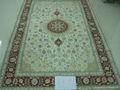 handknooted silk carpet 2