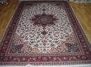 hand knotted oriental rug  silk carpet 