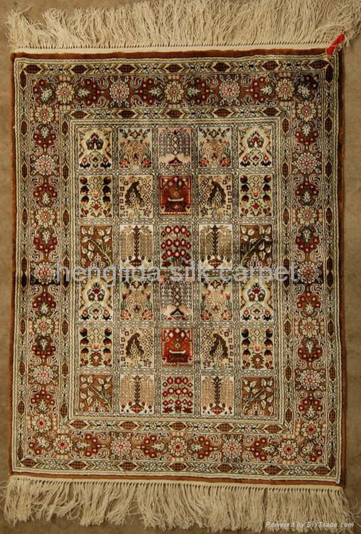 high quality handknotted silk tapestry 