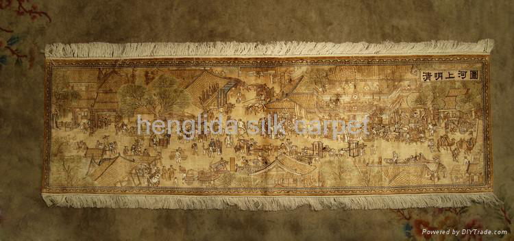 high quality handknotted silk tapestry  3