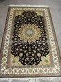 handknotted artifical silk carpet and rug  1