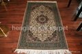 hand knotted persian silk carpet  1