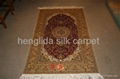 hand knotted persian silk carpet  4