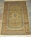 High quality hand knotted Persian pure silk carpet  3