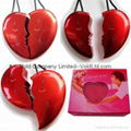 Red Heart  Necklace MP3 Gift MP3 Touch Button Lover MP3 Player