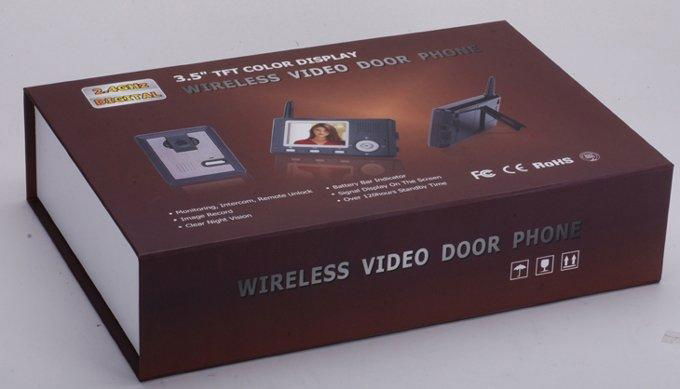 Video Door Phone 2.4GHz Digital Wireless - 3.5 inch TFT 320*240 300M Effective R 5