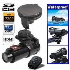 HD 720P Waterproof Sport Helmet Action Camera DVR, Support SD Card, Viewing Angl