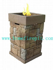 Stone Gas firepit