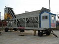 mobile concrete mixing plant