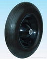 pneuamtic RUBBER WHEEL  3.50-8 with rib