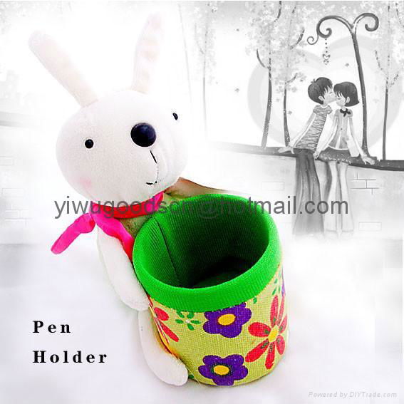 Plush cartoon pen holder 3