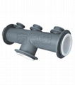 PTFE PFA FEP TEFLON lined pipe fitting