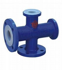 PTFE FEP PFA TEFLON LINE CROSS