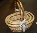 willow nature flower basket