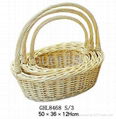 willow floral basket