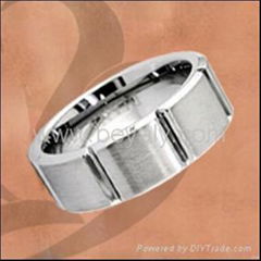 tungsten rings; tungsten jewelry fashionable style