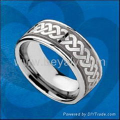 stainless steel ring titanium ring fashion jewelry