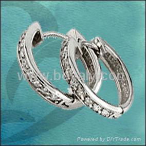 earring; silver earring; fine jewelry 5