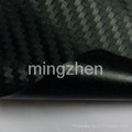 air bubble free 3D carbon fiber vinyl 1.52x30m roll black color