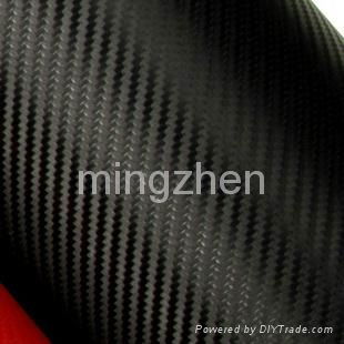 air bubble free 3D carbon fiber vinyl 1.52x30m roll black color 2