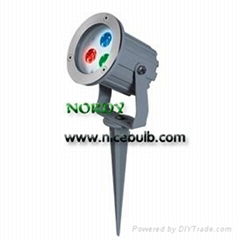 RGB 3in1 Outdoor LED Landscape Garden Spotlight (AL-3F)