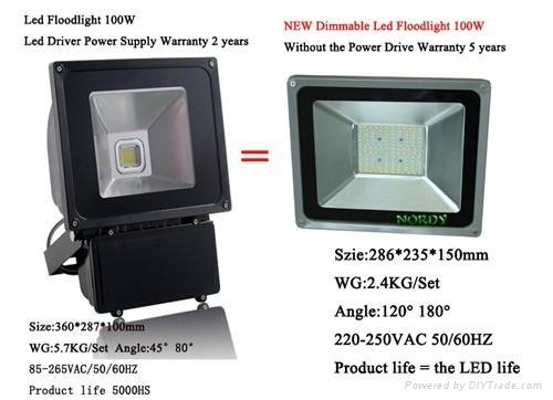 200W Waterproof IP68 No Drive LED Flood Outdoor Building Light 4
