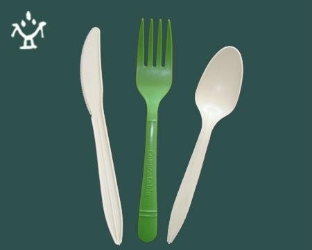 6'' Biodegradable fork(FDA,SGS,BPI) 3