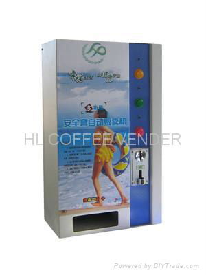 Electric Condom Vending Machine for 3 selections