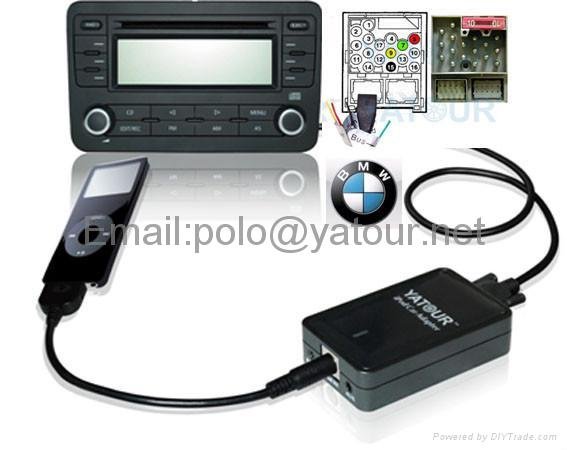 car kit adapter for iPod to BMW(free shipping)