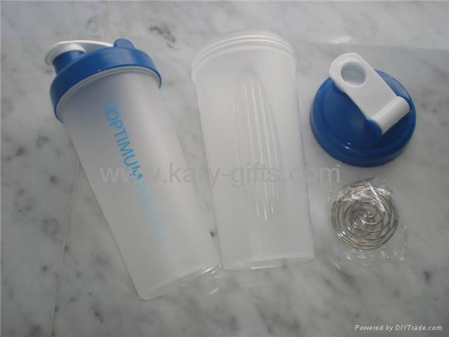 BPA Free Blender Ball Plastic Protein Shaker Bottle 2