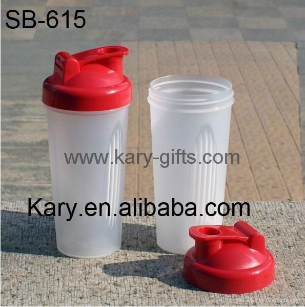 BPA Free Blender Ball Plastic Protein Shaker Bottle 5