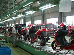 electrical bicycle assembly line