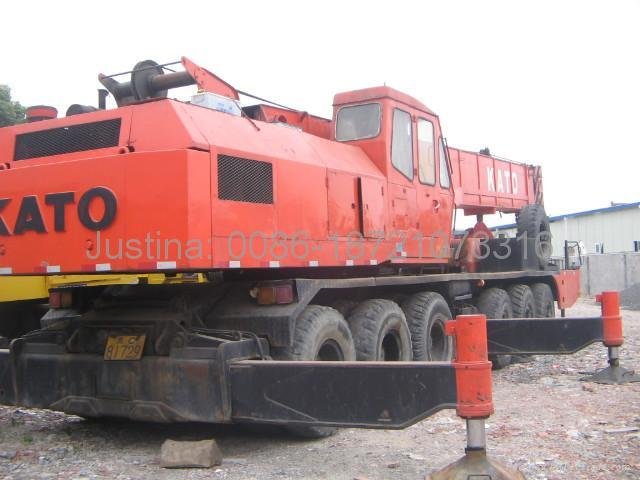 KATO 80ton used truck crane 3