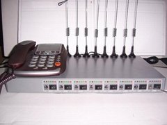 8 ports GSM FWT with auto IMEI changer-DTMF-RJ11 interface