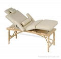 foldable wooden massage table