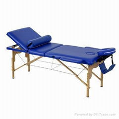 Wooden massage table