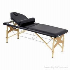 Wooden massage table